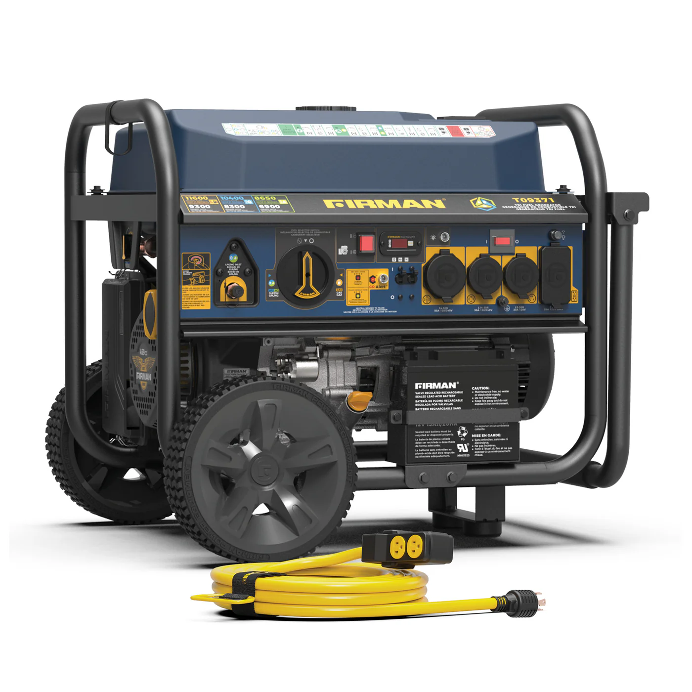 Firman 11600W Tri Fuel Portable Generators. 7 Firman 11600W Tri Fuel Portable Generators. - Image 7