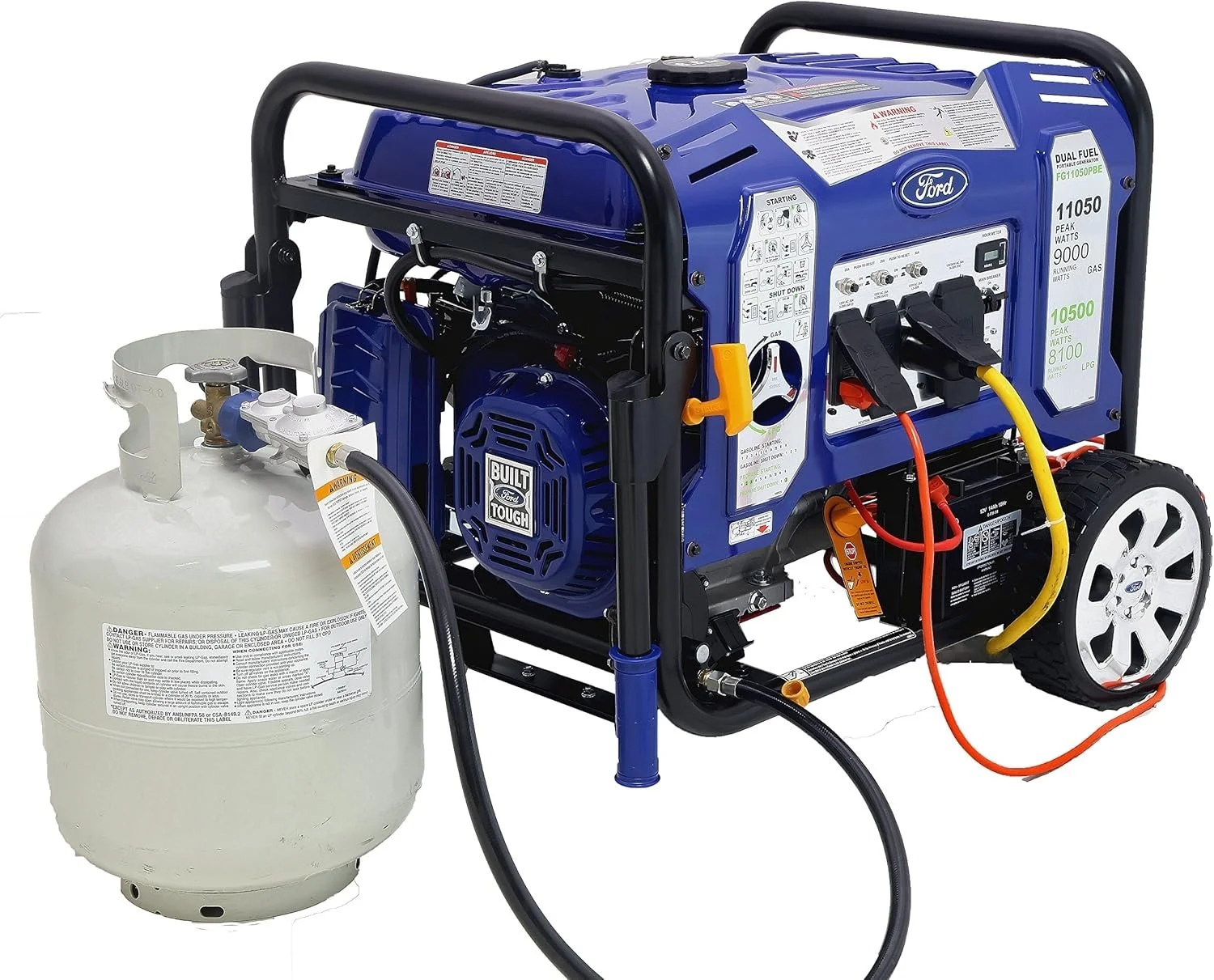 Ford 11,050 Watt Dual Fuel Portables Generators FG11050PBE 6 Ford 11,050 Watt Dual Fuel Portables Generators FG11050PBE - Image 6