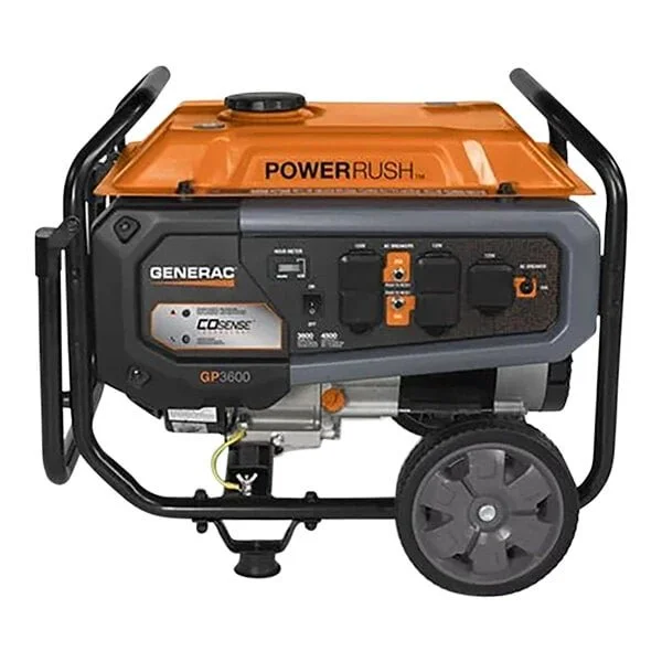 Generac GP Series GP3600 Gasoline-Powered Portables Generators with Recoil Pull Start 7721 – 3,600/4,500W, 120V 4 Generac GP Series GP3600 Gasoline-Powered Portables Generators with Recoil Pull Start 7721 – 3,600/4,500W, 120V - Image 4