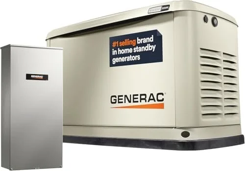 Generac Guardian 22kW Home Standby Generator with 200 Amp Transfer Switch, Durable All Aluminum, WiFi Enabled with G-Force Engine, Easy to Use, Whole House Powers Backups, Smart Outage Solution – Bisque 6 Generac Guardian 22kW Home Standby Generator with 200 Amp Transfer Switch, Durable All Aluminum, WiFi Enabled with G-Force Engine, Easy to Use, Whole House Powers Backups, Smart Outage Solution – Bisque - Image 6