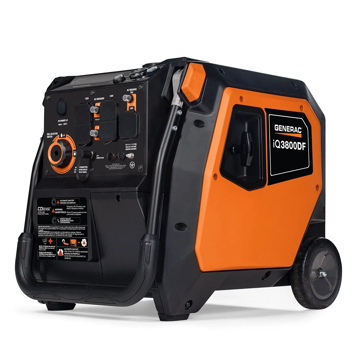 Generac iQ3800 3.800-Watt Dual Fuel Portable Inverter Generators. 4 Generac iQ3800 3.800-Watt Dual Fuel Portable Inverter Generators. - Image 4