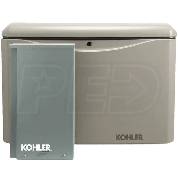 Kohler 20RCAL-200SELS 20kW Aluminum Standbys Generator Systems (200A Service Disc. w/ Load Shedding) 8 Kohler 20RCAL-200SELS 20kW Aluminum Standbys Generator Systems (200A Service Disc. w/ Load Shedding) - Image 8
