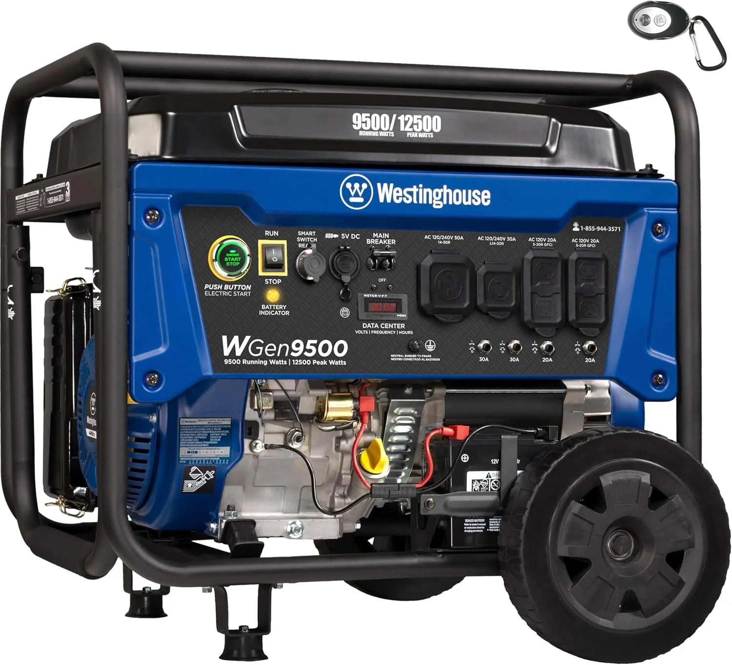 Westinghouse 9500 Peak Watt Home Backup Portable Gas Powered Generators. 6 Westinghouse 9500 Peak Watt Home Backup Portable Gas Powered Generators. - Image 6