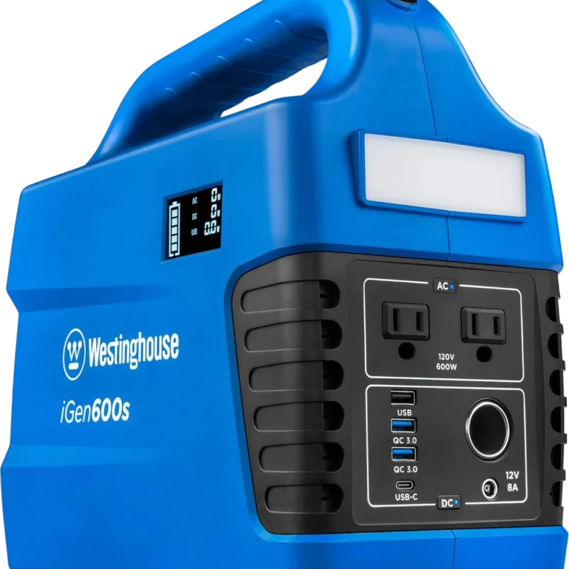 Westinghouse iGen600s Portable Power Station 600W 592Wh News.