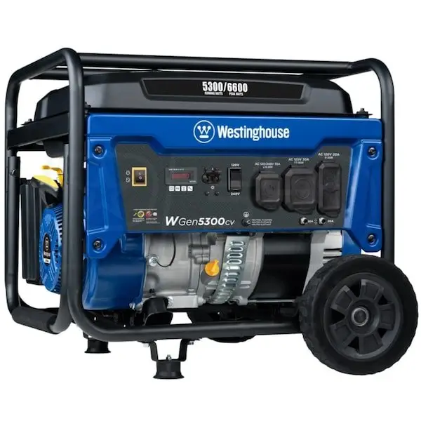 Westinghouse WGen5300cv – 5300 Watt Portables Generators w/ CO Sensor (49-State) 8 Westinghouse WGen5300cv – 5300 Watt Portables Generators w/ CO Sensor (49-State) - Image 8