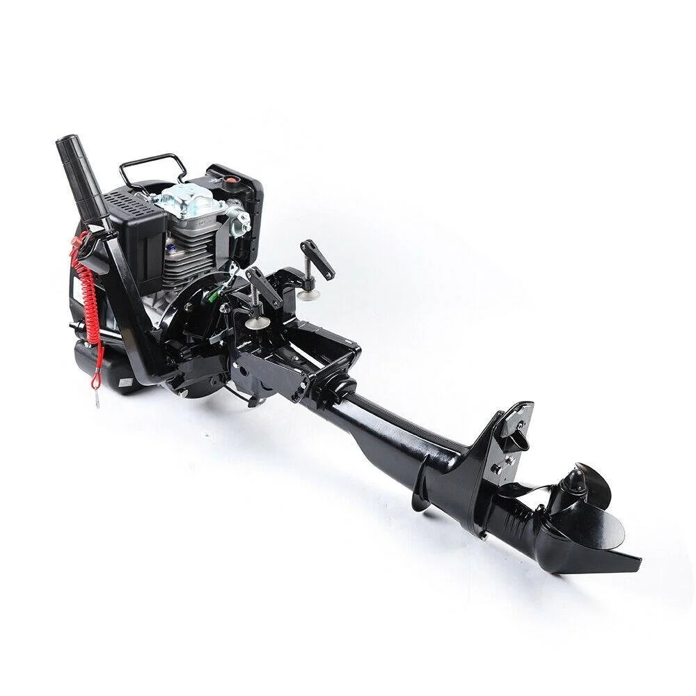 Hangkai Water Cooled 2 Stroke 6HP Outboard Motor Petrol Powered Engine 2 Hangkai Water Cooled 2 Stroke 6HP Outboard Motor Petrol Powered Engine - Image 2