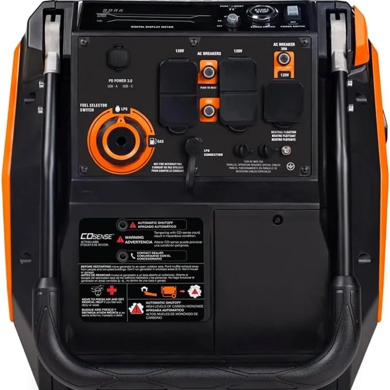 Generac iQ5200 5200W Dual Fuel Portable Inverter Generators. 8 2 107 1 - stylecityinc