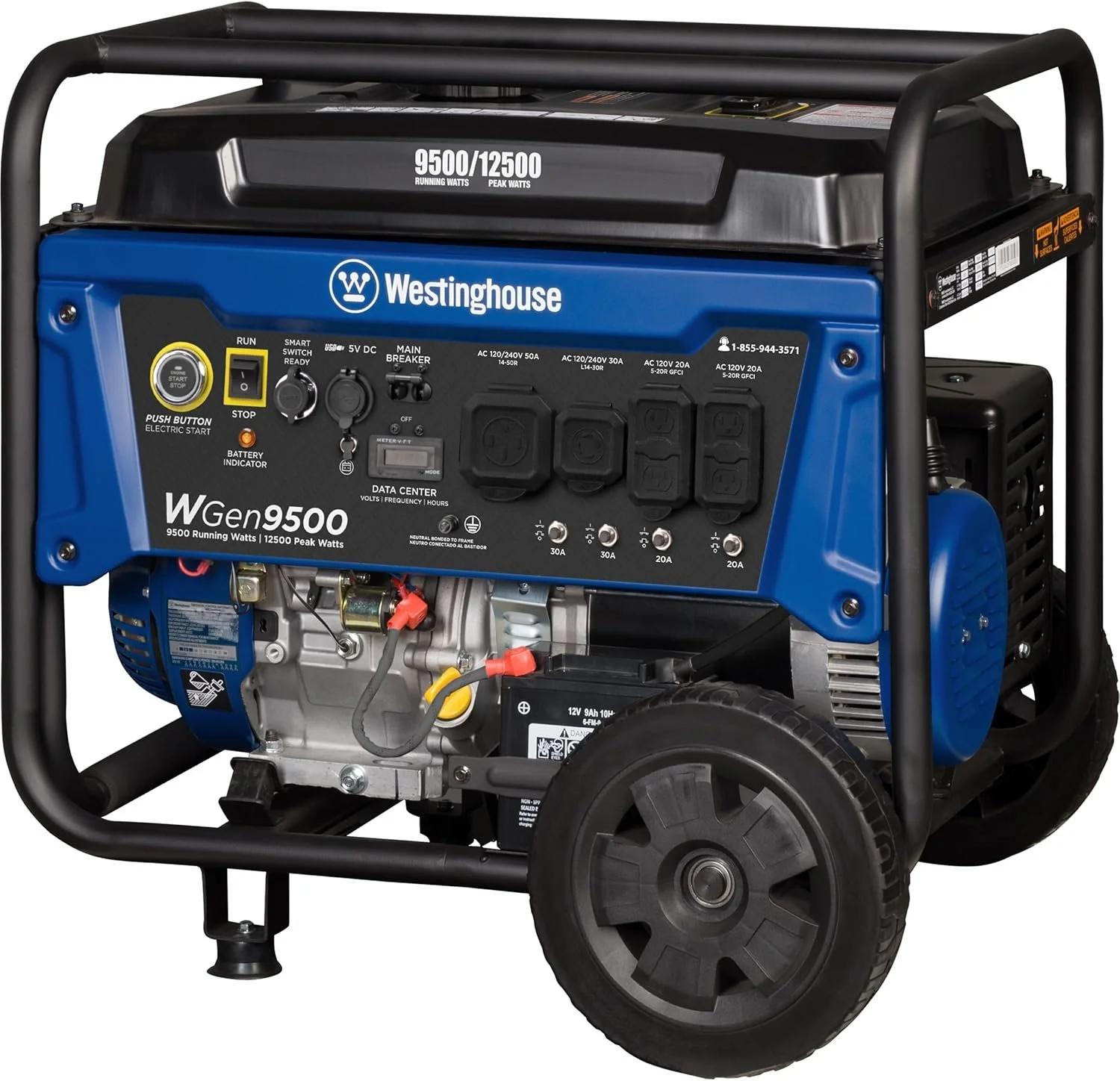 Westinghouse 9500 Peak Watt Home Backup Portable Gas Powered Generators. 5 Westinghouse 9500 Peak Watt Home Backup Portable Gas Powered Generators. - Image 5