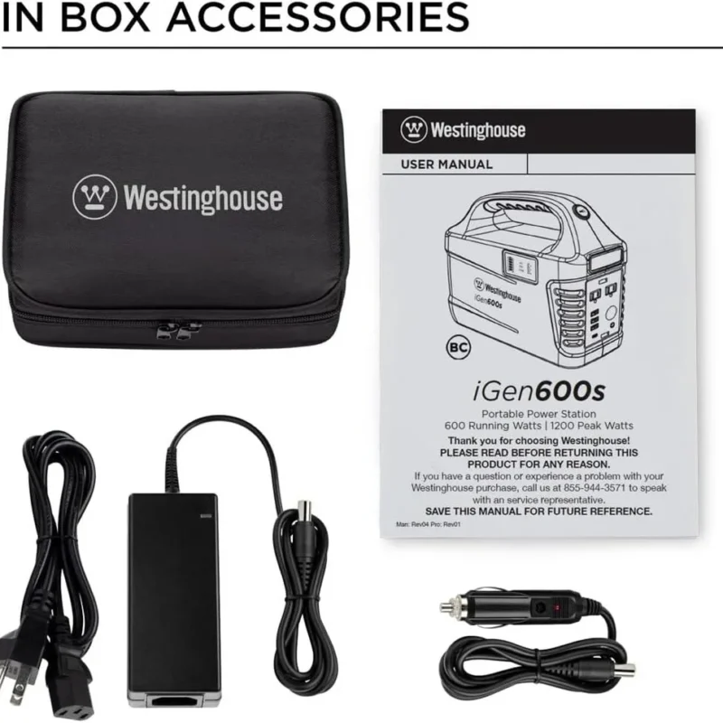 Westinghouse iGen600s Portable Power Station 600W 592Wh News. 12 2 141 1 - stylecityinc
