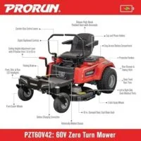 60V Zero Turn Riding Lawn Mowers. 6 60V Zero Turn Riding Lawn Mowers. - Image 6