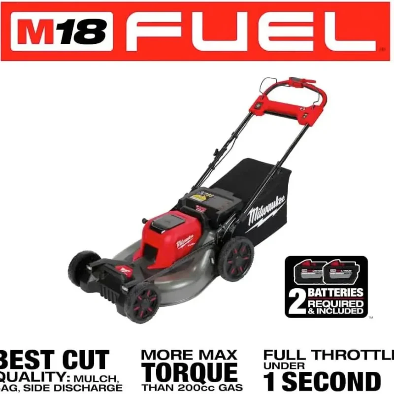 Milwaukee 2823-20 M18 Fuel Self-Propelled Dual Batterys 21-in Walk Behind Mowers 6 2 221 1 - stylecityinc