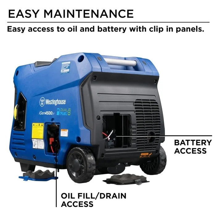 Westinghouse iGen4500 3700W/4500W Gas Inverter Generators. 4 Westinghouse iGen4500 3700W/4500W Gas Inverter Generators. - Image 4