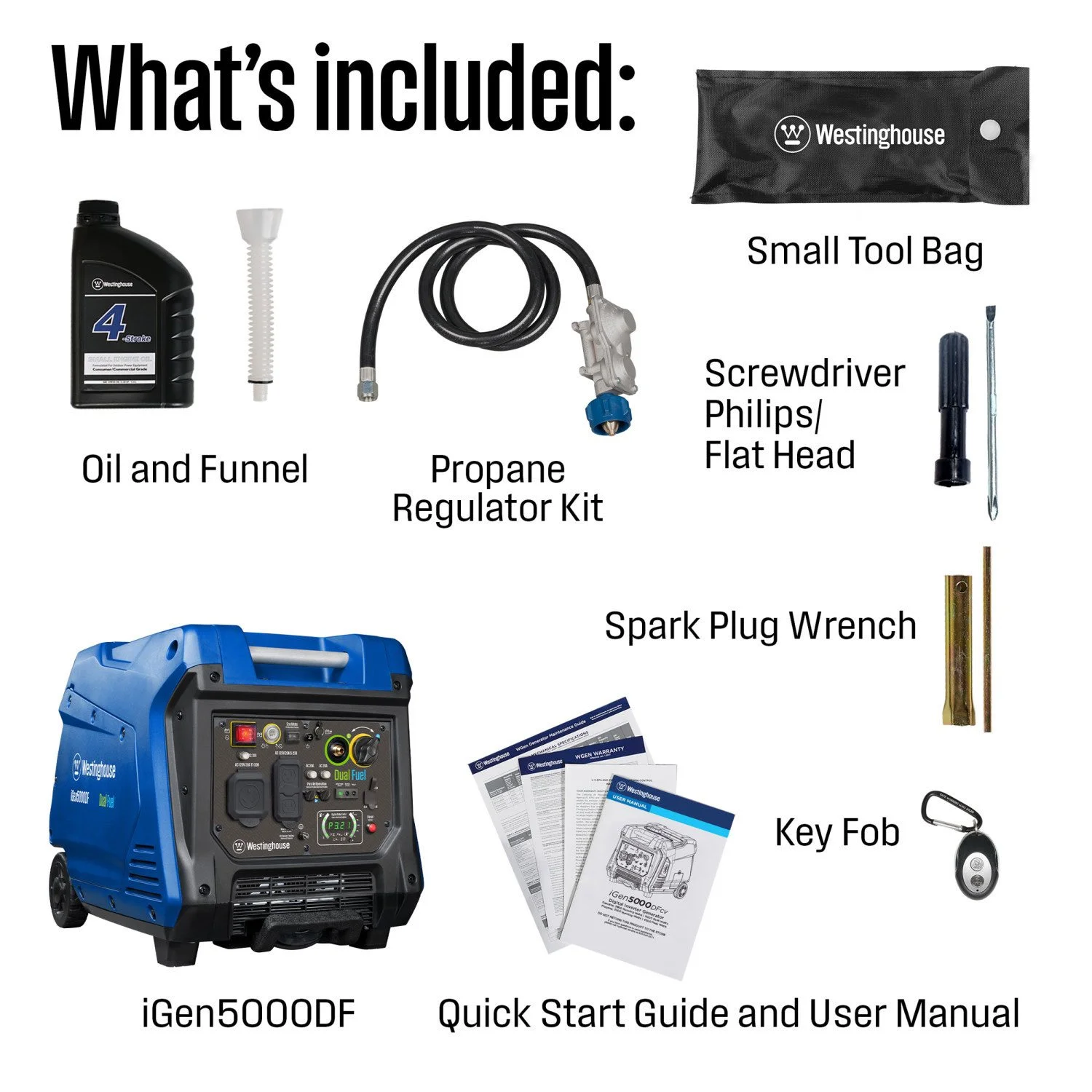 Westinghouse iGen5000DF 5000 Watt Portable Inverter Generators. 4 Westinghouse iGen5000DF 5000 Watt Portable Inverter Generators. - Image 4