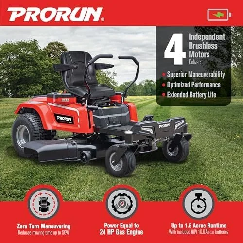 60V Zero Turn Riding Lawn Mowers. 5 60V Zero Turn Riding Lawn Mowers. - Image 5