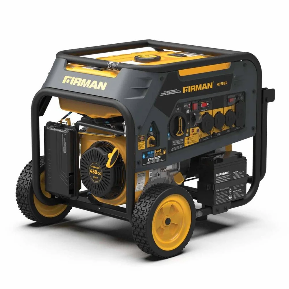 Firman H07553 7500W/9400W Dual Fuel Portable Generators. 5 Firman H07553 7500W/9400W Dual Fuel Portable Generators. - Image 5