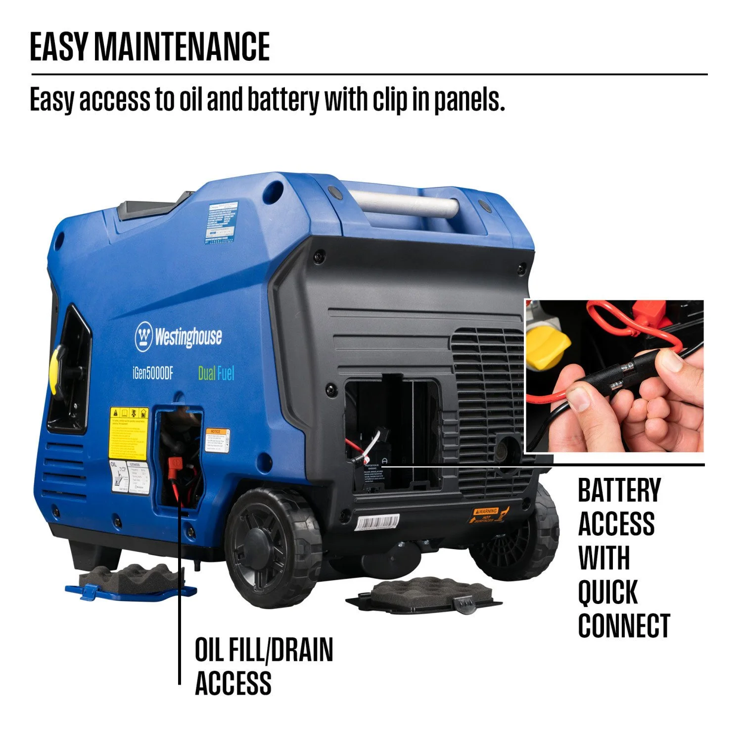 Westinghouse iGen5000DF 5000 Watt Portable Inverter Generators. 3 Westinghouse iGen5000DF 5000 Watt Portable Inverter Generators. - Image 3