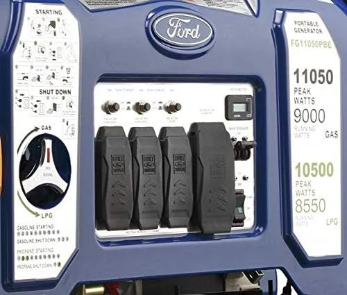 Ford 11,050 Watt Dual Fuel Portables Generators FG11050PBE 4 Ford 11,050 Watt Dual Fuel Portables Generators FG11050PBE - Image 4