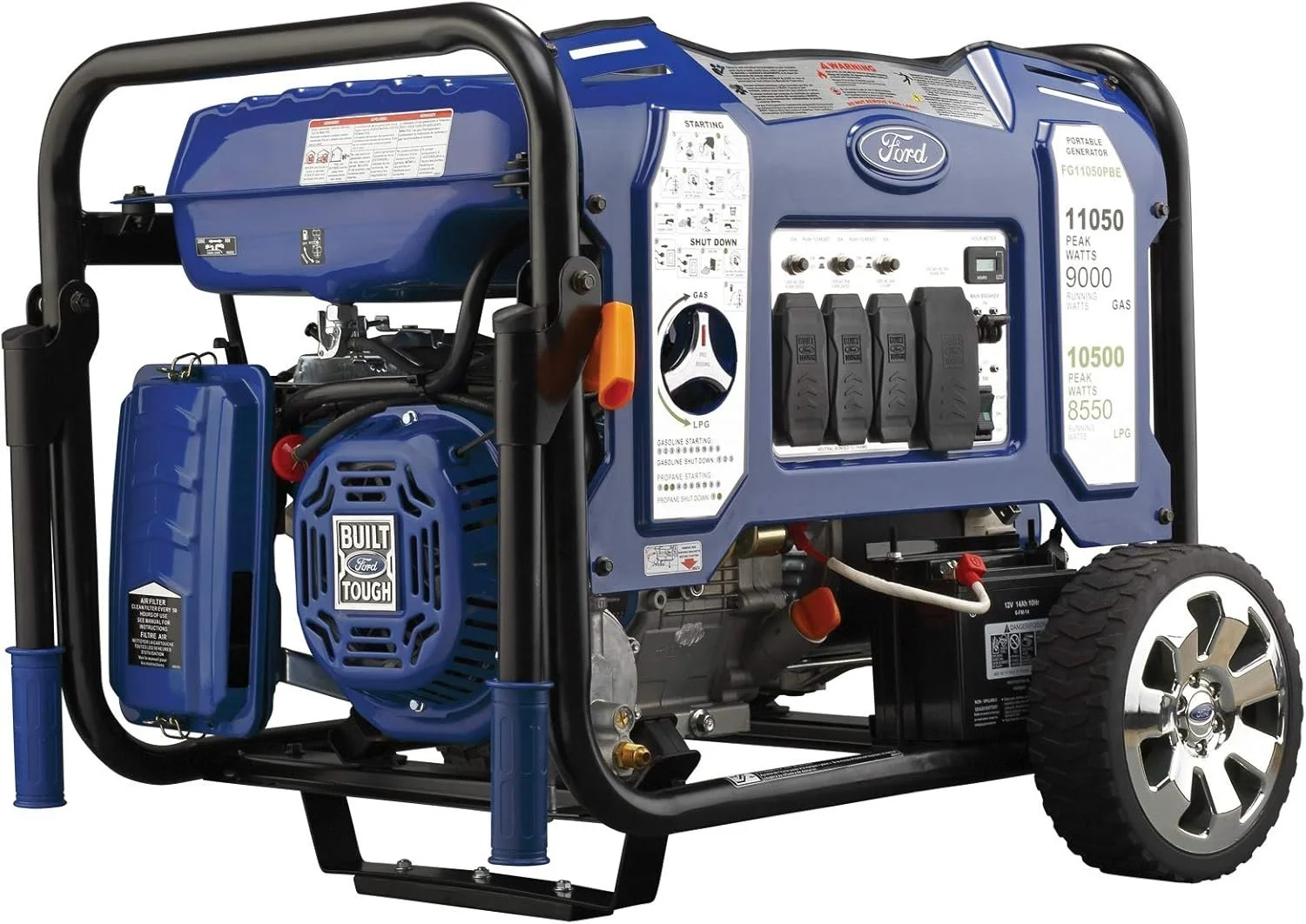 Ford 11,050 Watt Dual Fuel Portables Generators FG11050PBE 3 Ford 11,050 Watt Dual Fuel Portables Generators FG11050PBE - Image 3