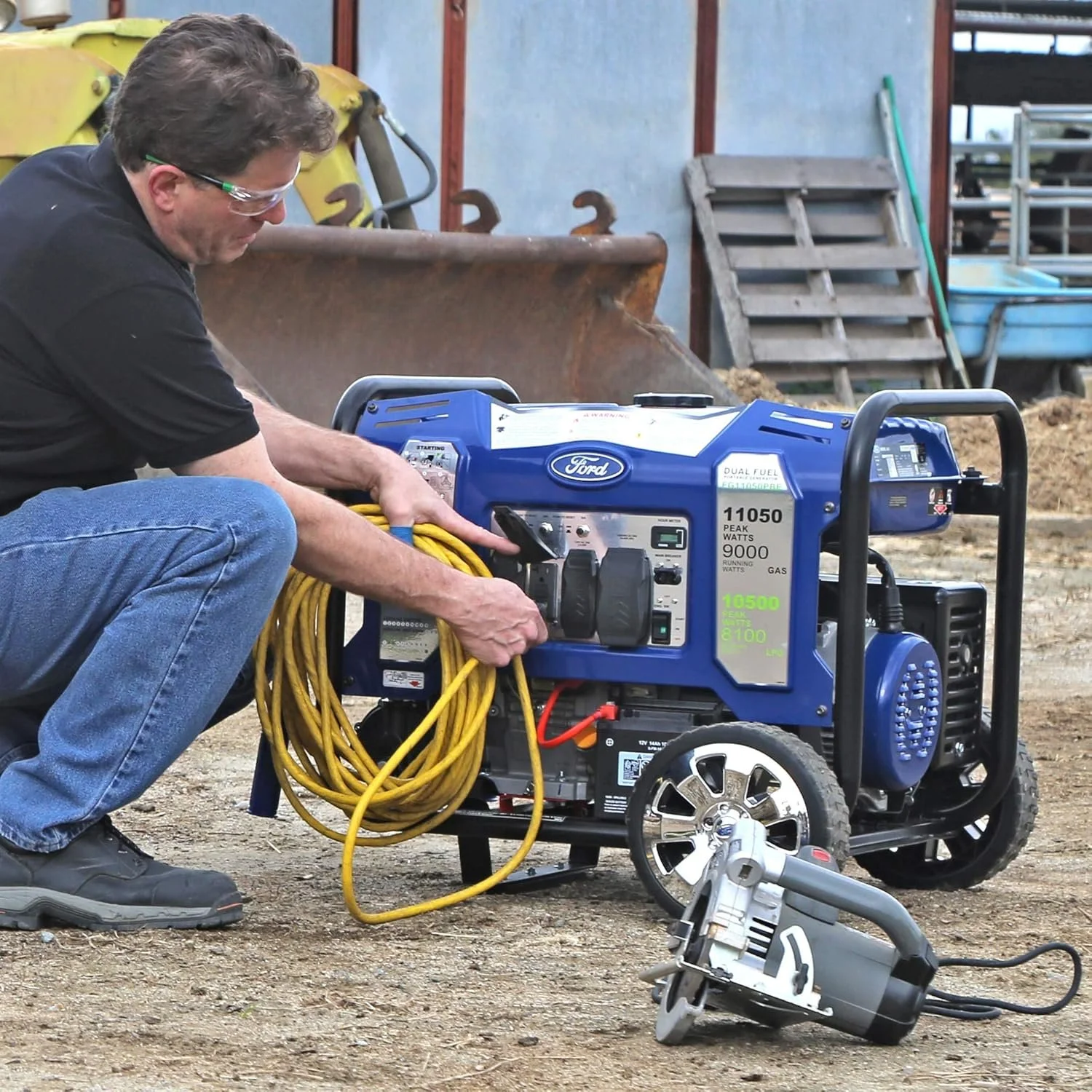 Ford 11,050 Watt Dual Fuel Portables Generators FG11050PBE 3 Ford 11,050 Watt Dual Fuel Portables Generators FG11050PBE - Image 3