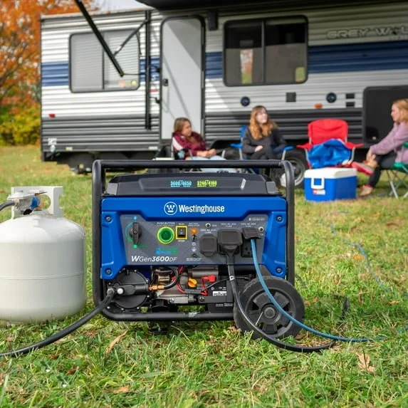Westinghouse 4650 Peak Watt Dual Fuel Portable Generator, Remote Electric Start, RV Ready Outlets. 4 Westinghouse 4650 Peak Watt Dual Fuel Portable Generator, Remote Electric Start, RV Ready Outlets. - Image 4