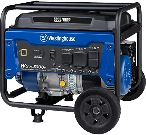 Westinghouse 6600 Peak Watt Home Backup Portable Generator, Transfer Switch Ready 30A Outlet, RV Ready 30A Outlets. 6 Westinghouse 6600 Peak Watt Home Backup Portable Generator, Transfer Switch Ready 30A Outlet, RV Ready 30A Outlets. - Image 6