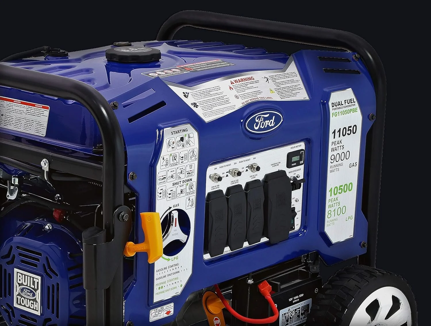Ford 11,050 Watt Dual Fuel Portables Generators FG11050PBE 2 Ford 11,050 Watt Dual Fuel Portables Generators FG11050PBE - Image 2