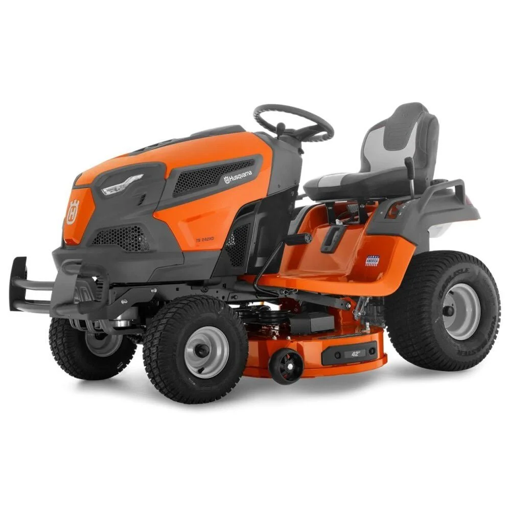Husqvarna TS 242XD 42 Inch 21.5HP Kawasaki Gasoline Riding Lawn Mowers. 2 Husqvarna TS 242XD 42 Inch 21.5HP Kawasaki Gasoline Riding Lawn Mowers. - Image 2