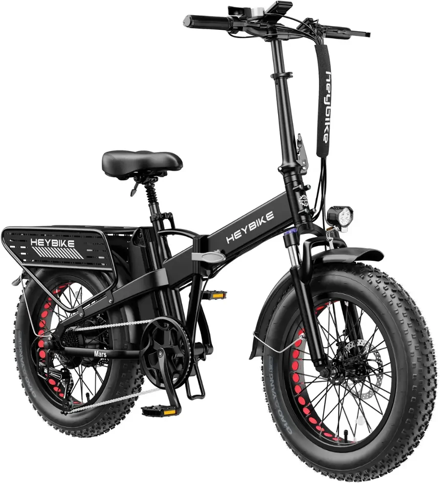 Heybike Fat Tire Mountain Electric Bikes, 1200 W, 45 Miles, 1~3 Pedal Assist, Greys 1 Heybike Fat Tire Mountain Electric Bikes, 1200 W, 45 Miles, 1~3 Pedal Assist, Greys