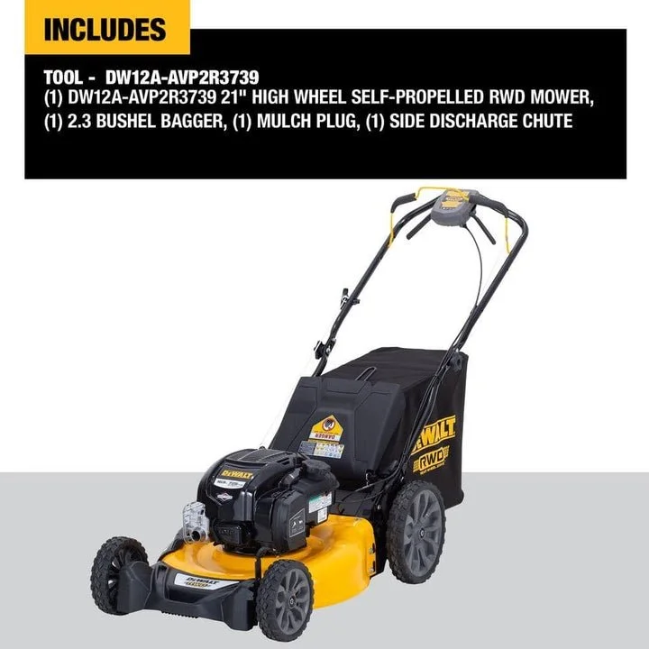 DEWALT 21″ 163cc Self-Propelled Lawn Mowers 3 DEWALT 21″ 163cc Self-Propelled Lawn Mowers - Image 3