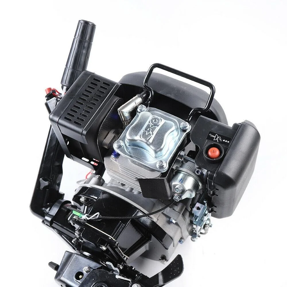 Hangkai Water Cooled 2 Stroke 6HP Outboards Motors Petrol Powered Engine 2 Hangkai Water Cooled 2 Stroke 6HP Outboards Motors Petrol Powered Engine - Image 2