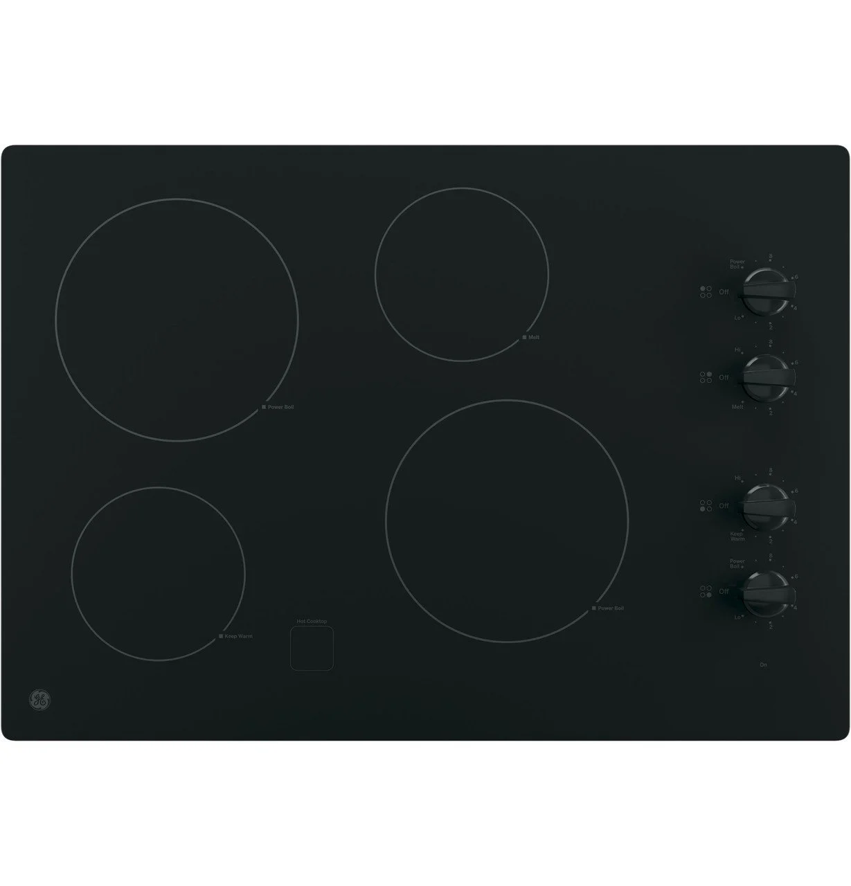 GE 30″ Built-In Knob Control Electric Cooktops JP3030DWBB 1 GE 30″ Built-In Knob Control Electric Cooktops JP3030DWBB