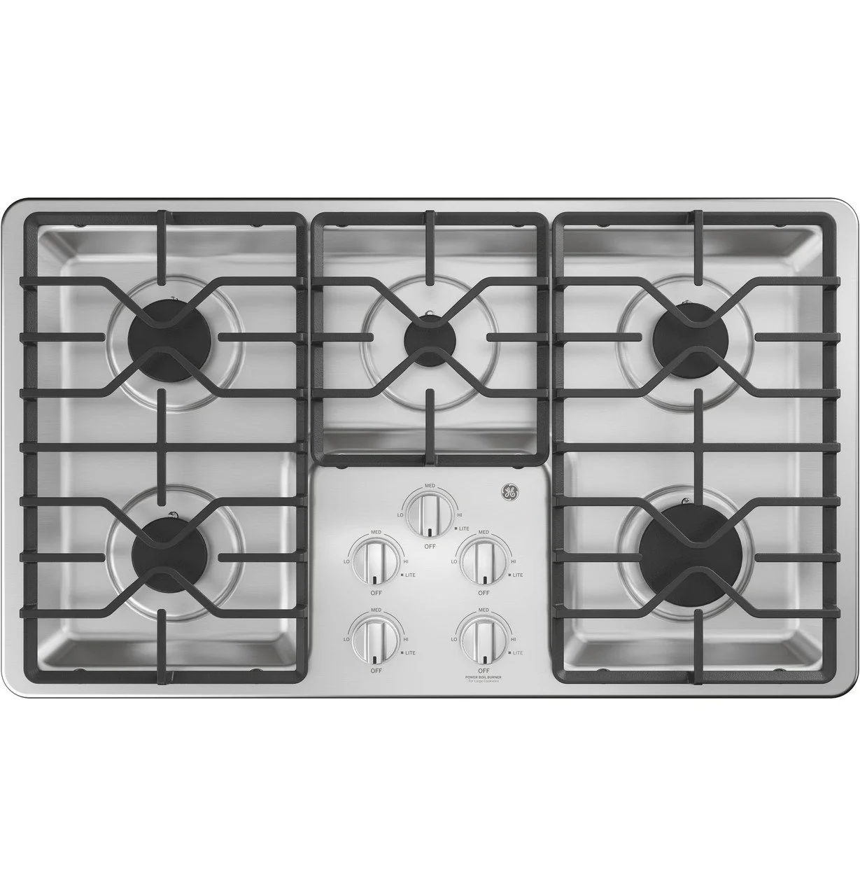 GE 36″ Built-In Gas Cooktops JGP3036SLSS 4 GE 36″ Built-In Gas Cooktops JGP3036SLSS - Image 4