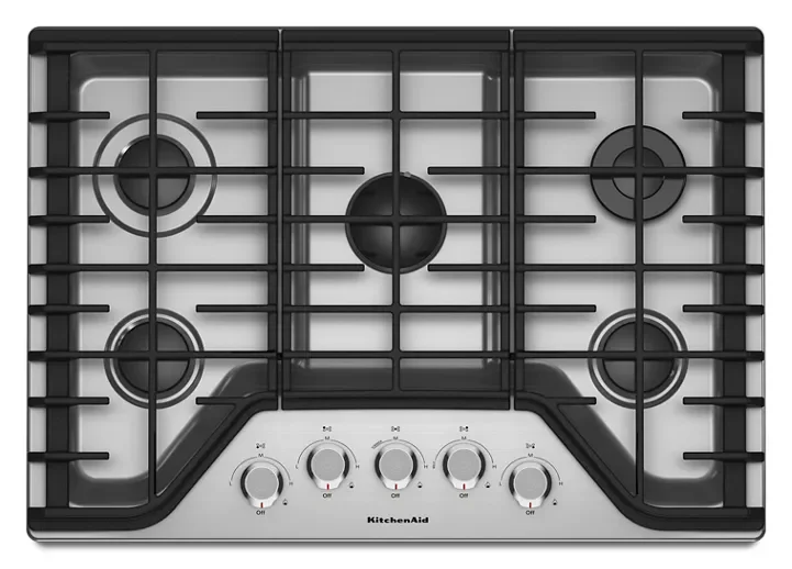 KitchenAid 30″ 5-Burner Gas Cooktops KCGS350ESS 3 KitchenAid 30″ 5-Burner Gas Cooktops KCGS350ESS - Image 3