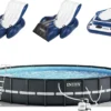 Intex Ultra XTR Round Frame Pool with Pumps, Cooler, and Floats (2 Packs)