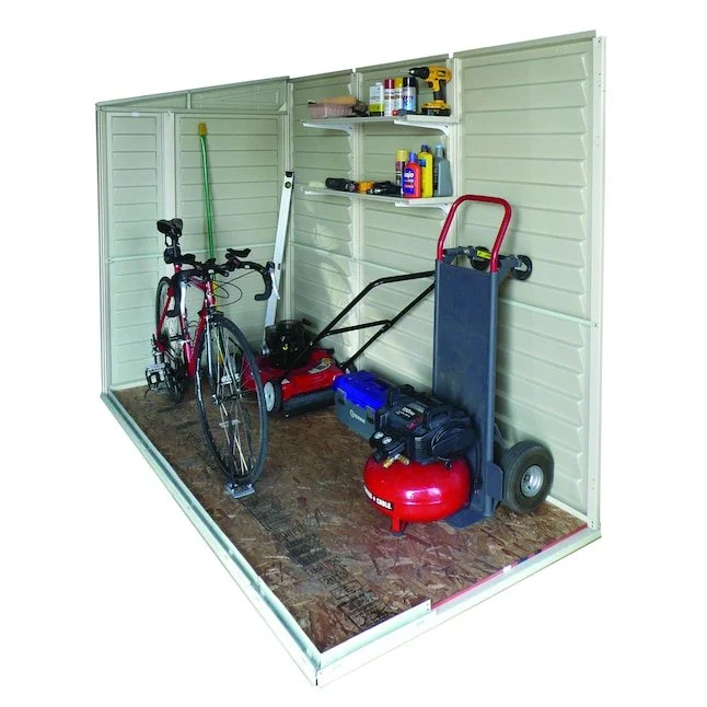 DuraMax Building Products 4-ft x 8-ft Sidemate Off-white Lean-to Vinyl Storage Sheds 3 DuraMax Building Products 4-ft x 8-ft Sidemate Off-white Lean-to Vinyl Storage Sheds - Image 3