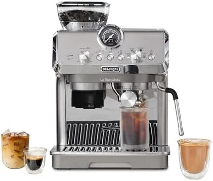 De’Longhi La Specialista Arte Evo Espresso Machine – Compact Cold Brew Coffee Maker with Grinder, Milk Steam Wand/Frother & Tamping Tools – Home Barista Kit for Lattes, Cappuccinos, Iced Coffees 10 De’Longhi La Specialista Arte Evo Espresso Machine – Compact Cold Brew Coffee Maker with Grinder, Milk Steam Wand/Frother & Tamping Tools – Home Barista Kit for Lattes, Cappuccinos, Iced Coffees - Image 10