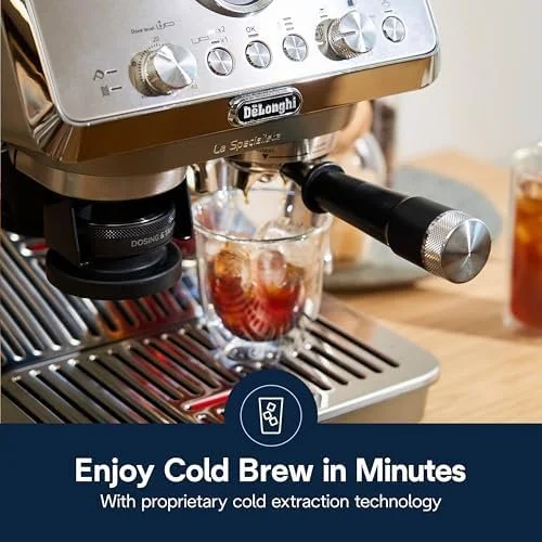 De’Longhi La Specialista Arte Evo Espresso Machine – Compact Cold Brew Coffee Maker with Grinder, Milk Steam Wand/Frother & Tamping Tools – Home Barista Kit for Lattes, Cappuccinos, Iced Coffees 7 De’Longhi La Specialista Arte Evo Espresso Machine – Compact Cold Brew Coffee Maker with Grinder, Milk Steam Wand/Frother & Tamping Tools – Home Barista Kit for Lattes, Cappuccinos, Iced Coffees - Image 7