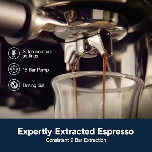 De’Longhi La Specialista Arte Evo Espresso Machine – Compact Cold Brew Coffee Maker with Grinder, Milk Steam Wand/Frother & Tamping Tools – Home Barista Kit for Lattes, Cappuccinos, Iced Coffees 6 De’Longhi La Specialista Arte Evo Espresso Machine – Compact Cold Brew Coffee Maker with Grinder, Milk Steam Wand/Frother & Tamping Tools – Home Barista Kit for Lattes, Cappuccinos, Iced Coffees - Image 6