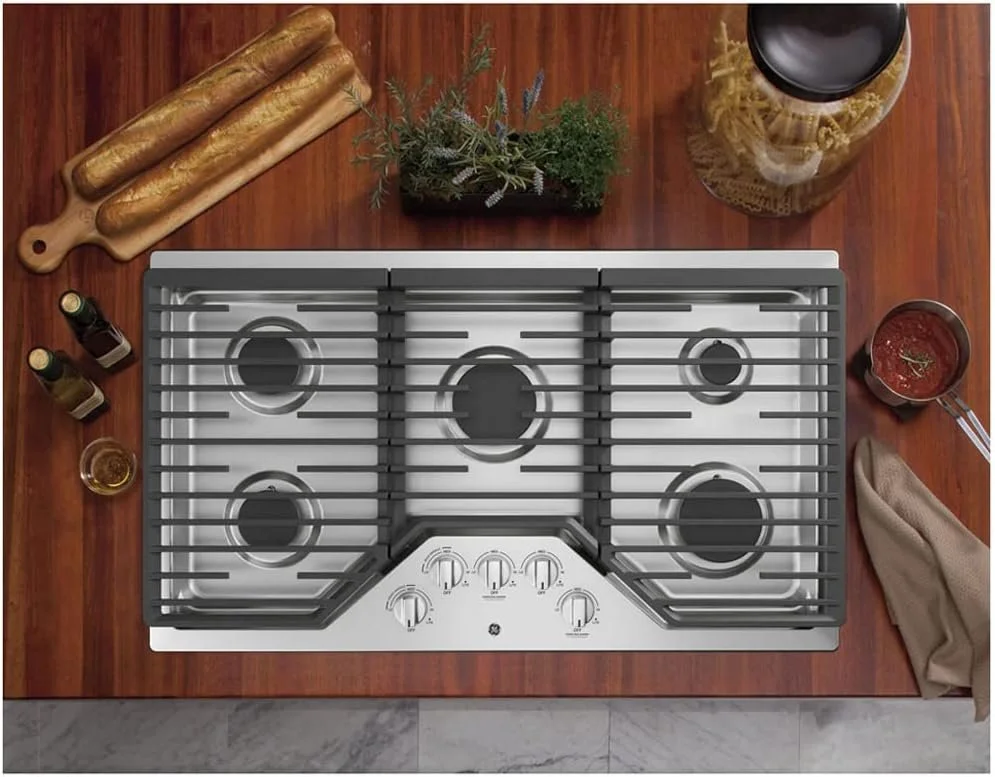 GE 36-Inch Built-in Gas Cooktops JGP5036SLSS 3 GE 36-Inch Built-in Gas Cooktops JGP5036SLSS - Image 3