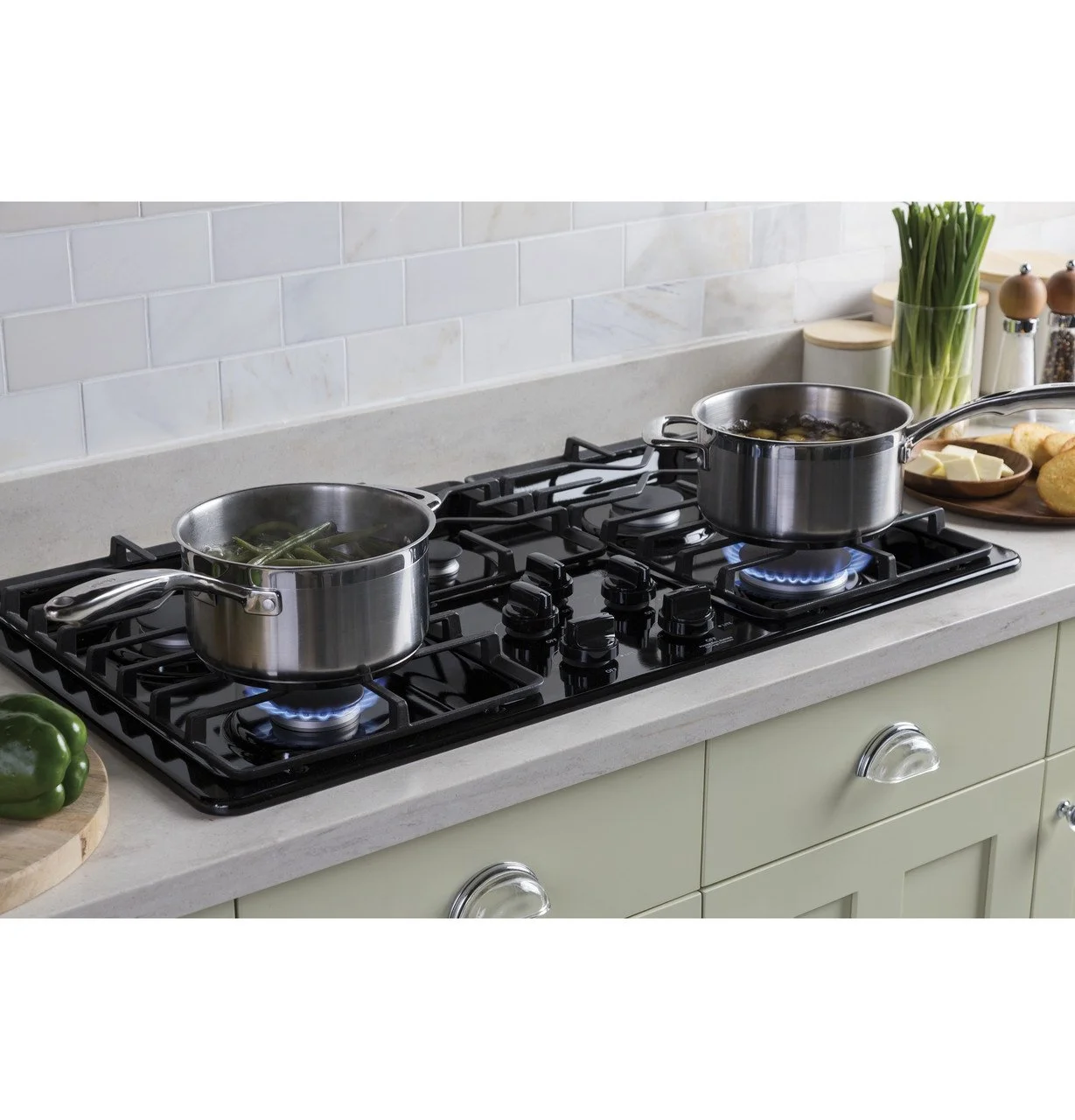 GE 36″ Built-in Gas Cooktops JGP3036DLBB 4 GE 36″ Built-in Gas Cooktops JGP3036DLBB - Image 4