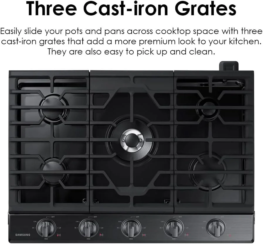 Samsung 36″ Gas Cooktops NA36N6555TS 4 Samsung 36″ Gas Cooktops NA36N6555TS - Image 4